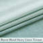 Rideaux dégradés crème en lin blanc à turquoise dégradé - 2 panneaux, mélange de rayonne