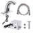 Aquaterior Touchless Bathroom Faucet Temperature Control Motion-Activated with Drain Supply-50085680