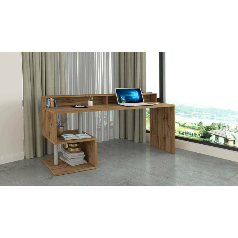 Nethra Writing Desk, Oak