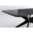 69.4" W 6-Person Rectangular Solid and Manufactured Wood Dining Table with Metal Legs-1470405058