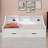 Daybed Featuring Storage Bookcases, Two Drawers and Built-in Charging Design-717015479
