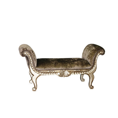 Neihoff Chenille Upholstered Bench