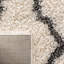 Tapis géométrique ivoire / gris foncé-230845228