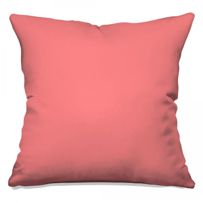 Coussins décoratifs unis de couleur unie rose