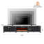 TV Stand for TVs up to 88" with Fireplace Included-1301439239