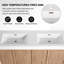 Meuble-lavabo autoportant de 60 pouces avec quatre portes d'armoire à fermeture amortie