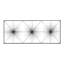 Metal Sea Urchin Starburst Home Wall Decor with Black Frame