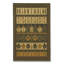 Tapis brun tissé à motif traditionnel lavable Mosso-1290043059