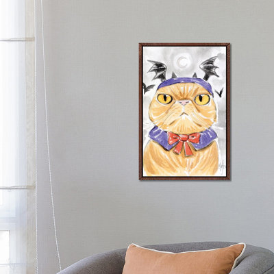 Cat - Dracula 1 Piece Painting on Canvas
