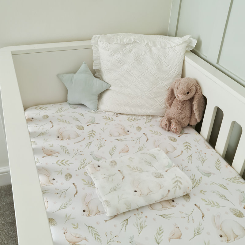 Vivienne Cotton Blend - Piece Standard Cot Fitted Sheet