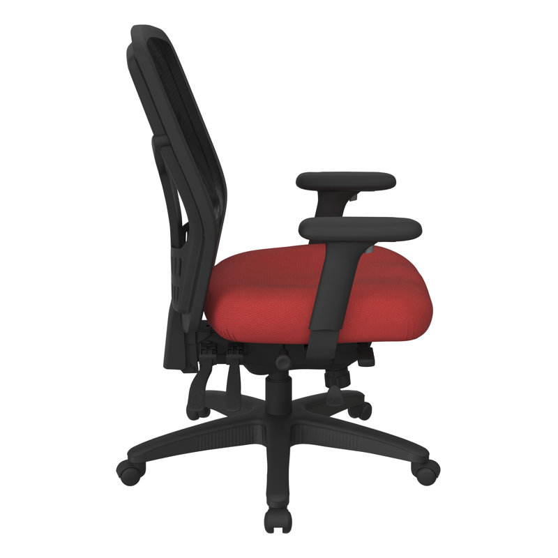 Chaise de travail ergonomique ProGrid, Rouge
