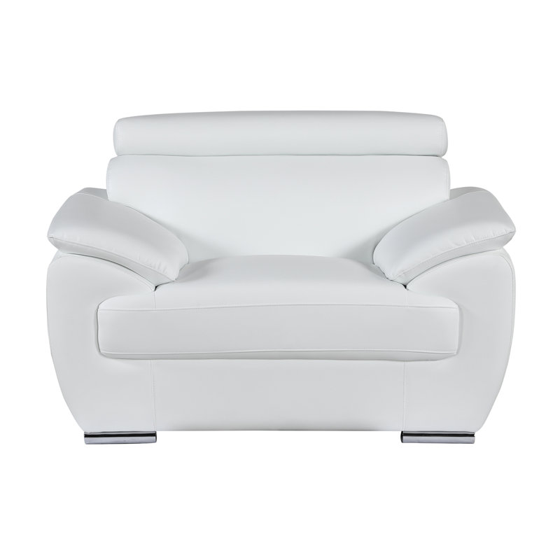 Chaise en cuir véritable