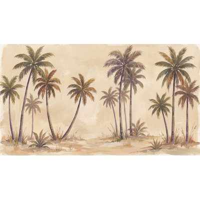 Papier peint palmier tropical