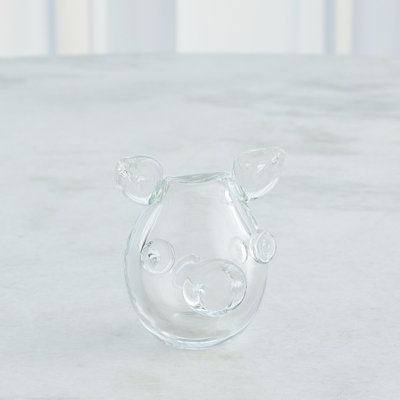 Piggy Handmade Glass Table Vase