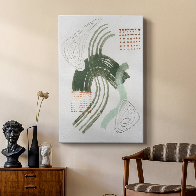 Jade Rhythm I - galerie sur mesure, H 12 po x l 8 po