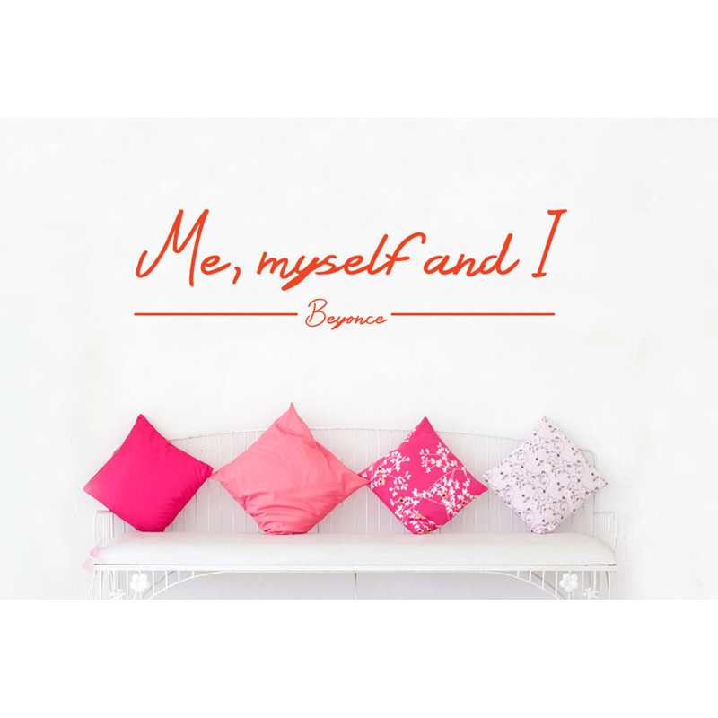 Wall Decal, Orange, Large