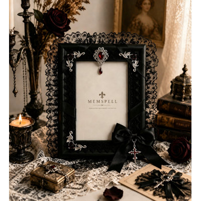 Gothic Picture Frame Eclipse Red