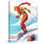 « ski jump », impression sur toile tendue-15060512