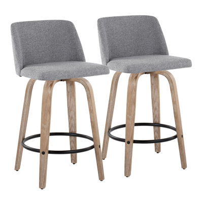 Toriano Swivel Upholstered Counter Stool