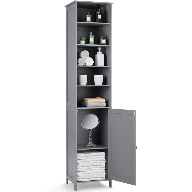 Nanika Linen Cabinet, Grey