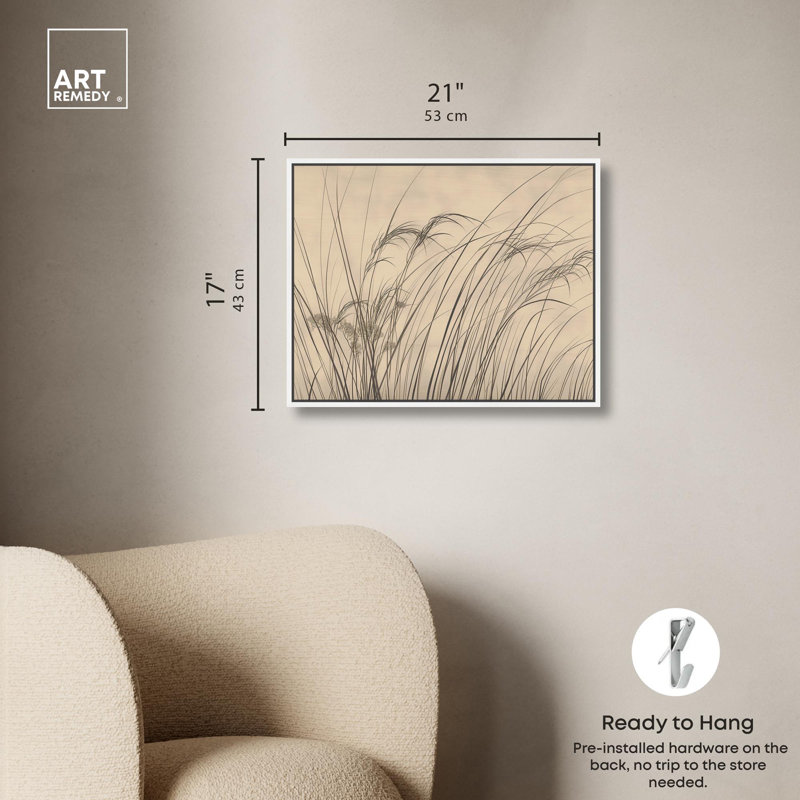 «Twilight Tresses» par Art Remedy, Cadre flottant blanc, H 17 po x l 21 po