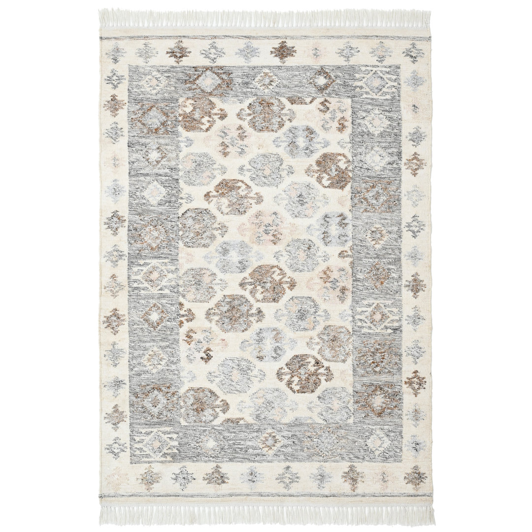Abstract Hand Woven 200cm X 290cm Indoor / Outdoor Area Rug