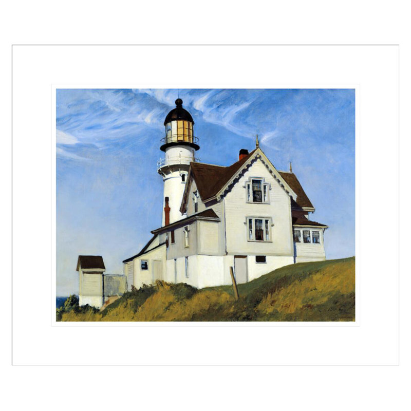 «Captain Upton's House» par Edward Hopper, impression giclée encadrée, H 17,75 po x l 21,17 po