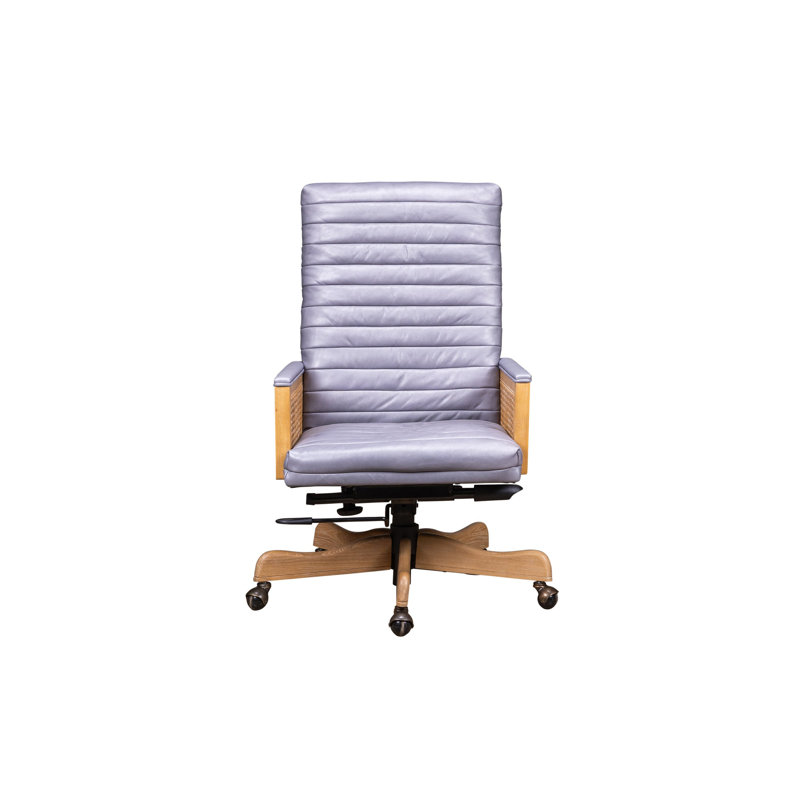 Montauk Executive Swivel Chair in Ashland Pearl, Anderson Pebble