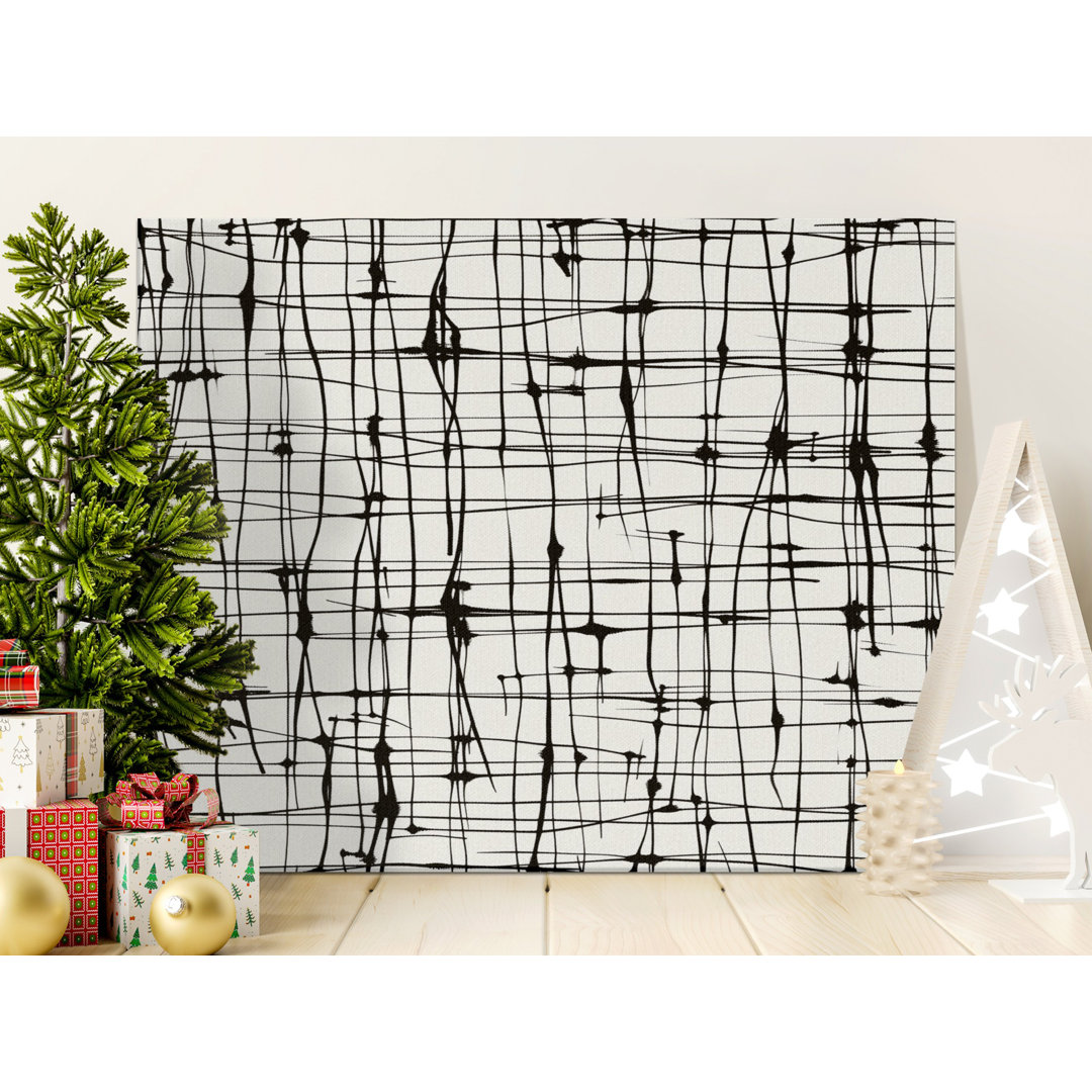 Modern Irregular Line Abstract Canvas