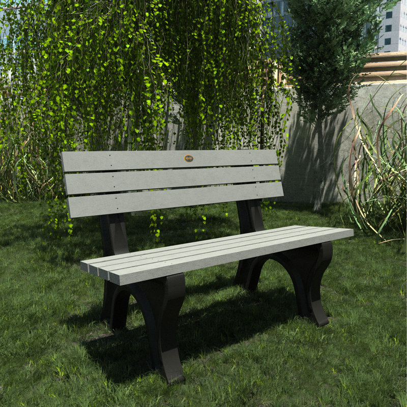 Swing Outdoor Bench, Coastal Teak