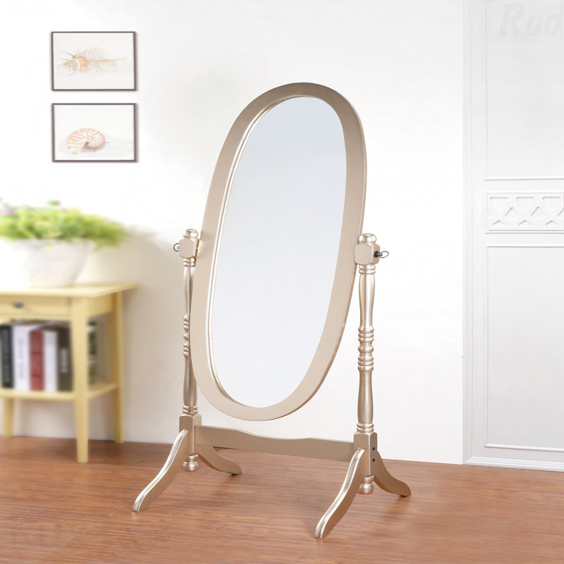 Miroir d'appoint Traditional, Doré, 59,25 po x 22,5 po