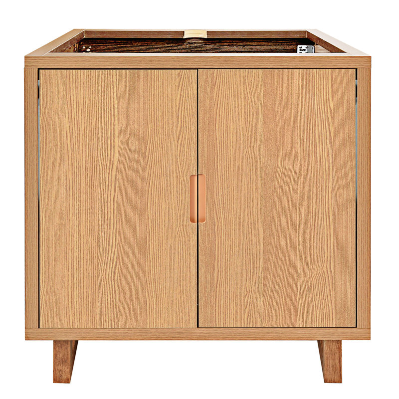 Base de meuble-lavabo simple 18,1 po seulement, Bois