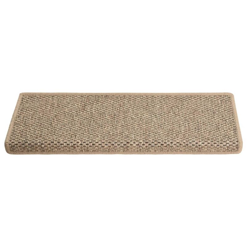 Shellson Non-Slip Stair Tread, Dark Beige, 21cm x 65cm