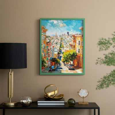 «LANDSCAPES Series», encadré en bois massif