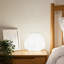 Lampe de lanterne en papier de style japonais, lumière à 3 couleurs à intensité variable (chaude / naturelle / froide), lampe de table minimaliste pour la chambre de bureau à domicile, base E12, excellent cadeau pour les amis adolescents
