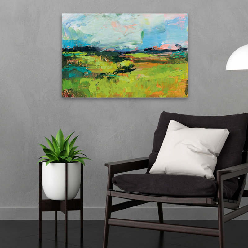 Art champêtre et vert, H 16 po x l 24 po