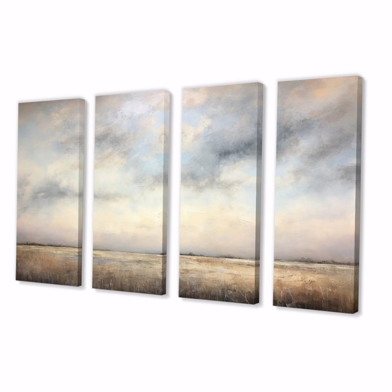 - Impression sur toile tendue 4 pièces