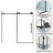 56-60" W × 60" H Single Sliding Semi-Frameless Tub Door-116985293
