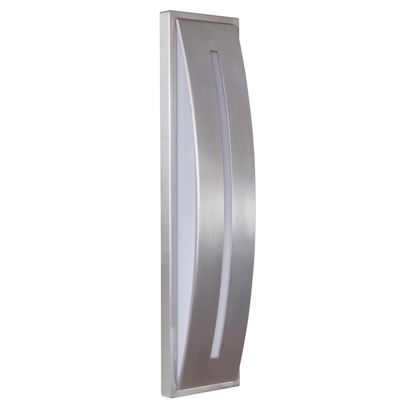 Cottle LED Wall Light, 17" H x 4.38" W x 2.3" D, Satin Aluminum