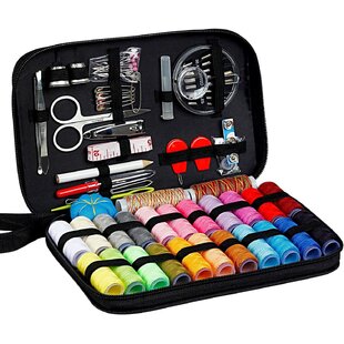 HAITRAL Sewing Thread Starter Kit, Sewing Machine Starter Kit, Multi-color  Thread, Polyester Material, Efficient Stitching, Travel Kit, Thread Storage