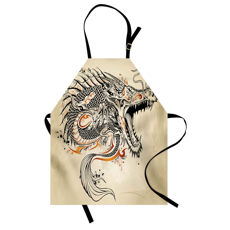 No Pattern Bib Apron
