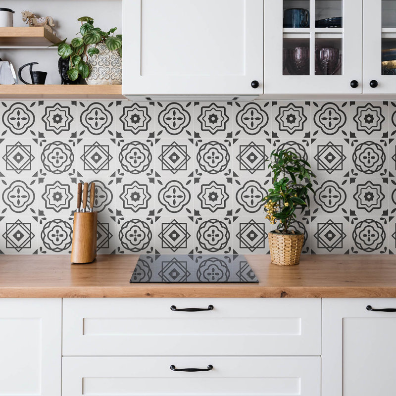 Avelie 30 x 30 cm PVC Tile in Gray