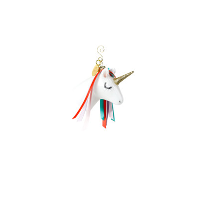 Ornement suspendu en forme de licorne