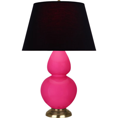 Lampe de table double gourde en céramique
