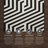 Kivett Modern Ivory and Black Indoor Outdoor Machine Washable Area Rug-1609300582