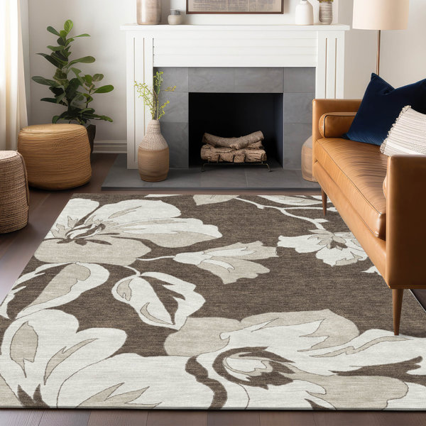 Langley Street Malek Floral Rug | Wayfair