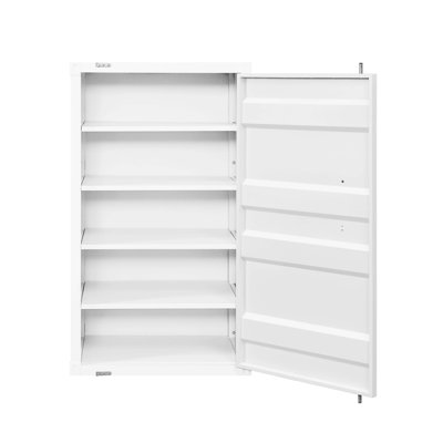 White 1-Door Chest With Container Lock