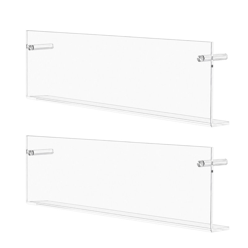 Porte-revues mural en acrylique transparent, ensemble de 2, 22