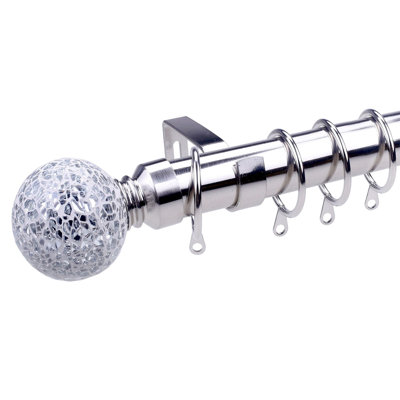 Spivey Adjustable Single Curtain Pole