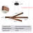 3-Light Wooden Linear Pendant Light Suitable for Living Room Dining Room Kitchen Island Walnut Color 3000K is Dimmable